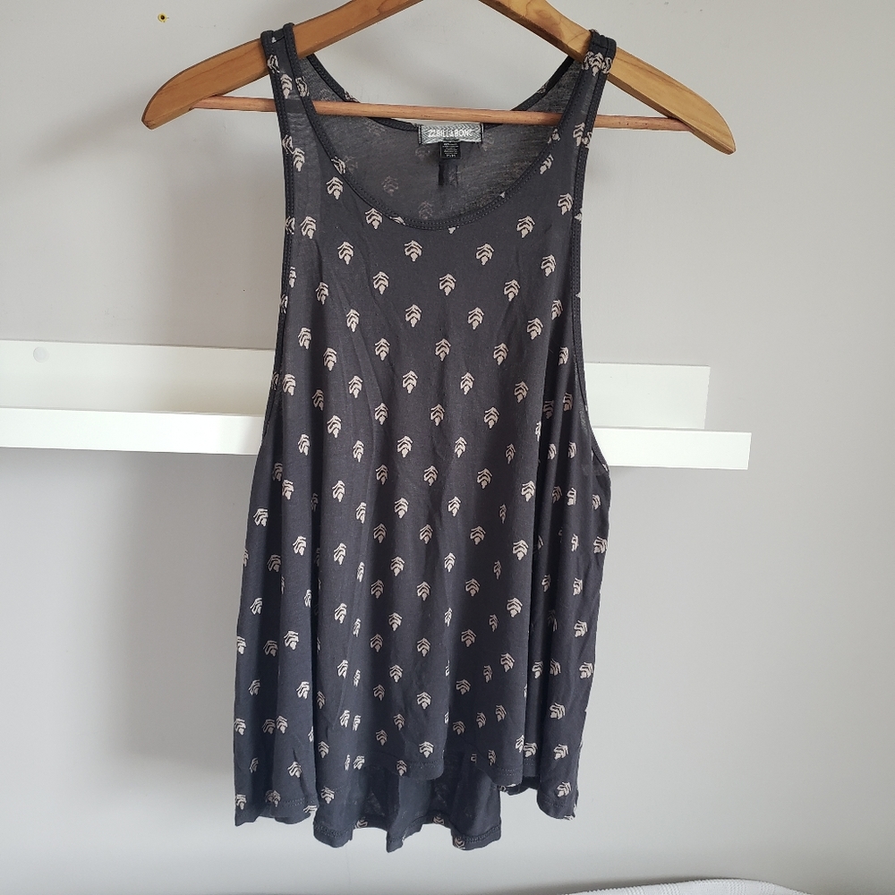 Billabong High Neck Sleeveless High-Low Tank